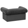 Dog sofa with dark gray plush drawer 75x50x38 cm by vidaXL, Beds for dogs - Ref: Foro24-171079, Price: 96,90 €, Discount: %