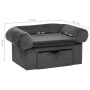 Dog sofa with dark gray plush drawer 75x50x38 cm by vidaXL, Beds for dogs - Ref: Foro24-171079, Price: 96,90 €, Discount: %