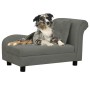 Sofá para perros con almohada gris oscuro felpa 83x44x44 cm de vidaXL, Camas para perros - Ref: Foro24-171103, Precio: 124,41...