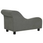 Dog sofa with plush dark gray pillow 83x44x44 cm by vidaXL, Beds for dogs - Ref: Foro24-171103, Price: 124,41 €, Discount: %