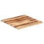 Superficie de mesa madera maciza de sheesham 25-27 mm 70x70 cm de vidaXL, Tableros para mesas - Ref: Foro24-285995, Precio: 8...