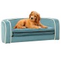 Klappbares Hundesofa, waschbares Kissen, türkiser Plüsch, 73 x 67 x 26 cm von vidaXL, Betten für Hunde - Ref: Foro24-171115, ...