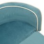 Folding dog sofa washable cushion turquoise plush 73x67x26cm by vidaXL, Beds for dogs - Ref: Foro24-171115, Price: 76,98 €, D...