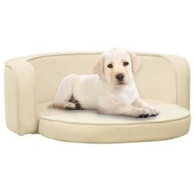 Klappsofa für Hunde, waschbares Kissen, Plüschcreme, 73 x 67 x 26 cm von vidaXL, Betten für Hunde - Ref: Foro24-171114, Preis...