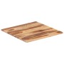 Superficie de mesa madera maciza de sheesham 25-27 mm 70x70 cm de vidaXL, Tableros para mesas - Ref: Foro24-285995, Precio: 8...