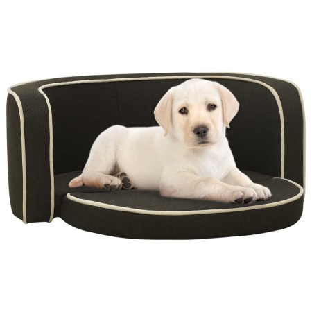 Klappsofa, Hundekissen, waschbar, dunkelgraues Leinen, 76 x 71 x 30 cm von vidaXL, Betten für Hunde - Ref: Foro24-171119, Pre...