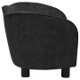 Black plush dog sofa 66x43x40 cm by vidaXL, Beds for dogs - Ref: Foro24-171126, Price: 85,63 €, Discount: %