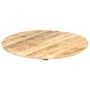 Runde Tischplatte aus massivem Mangoholz 15-16 mm 50 cm von vidaXL, Tischplatten - Ref: Foro24-286000, Preis: 39,30 €, Rabatt: %