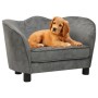 Graues Hundesofa aus Plüsch, 66 x 43 x 40 cm von vidaXL, Betten für Hunde - Ref: Foro24-171124, Preis: 89,44 €, Rabatt: %