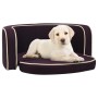 Klappbares Hundesofa, waschbares burgunderfarbenes Leinenkissen, 76 x 71 x 30 cm von vidaXL, Betten für Hunde - Ref: Foro24-1...