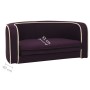 Klappbares Hundesofa, waschbares burgunderfarbenes Leinenkissen, 76 x 71 x 30 cm von vidaXL, Betten für Hunde - Ref: Foro24-1...