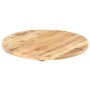 Runde Tischplatte aus massivem Mangoholz 25-27 mm 50 cm von vidaXL, Tischplatten - Ref: Foro24-286005, Preis: 44,50 €, Rabatt: %