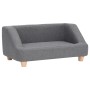 Hundesofa aus grauem Leinen, 95 x 63 x 39 cm von vidaXL, Betten für Hunde - Ref: Foro24-171148, Preis: 138,99 €, Rabatt: %