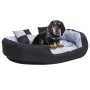 Cojín para perro reversible y lavable gris y negro 110x80x23 cm de vidaXL, Camas para perros - Ref: Foro24-171209, Precio: 62...