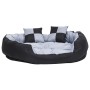 Cojín para perro reversible y lavable gris y negro 110x80x23 cm de vidaXL, Camas para perros - Ref: Foro24-171209, Precio: 62...