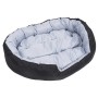 Cojín para perro reversible y lavable gris y negro 110x80x23 cm de vidaXL, Camas para perros - Ref: Foro24-171209, Precio: 62...