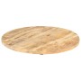 Runde Tischplatte aus massivem Mangoholz 25-27 mm 50 cm von vidaXL, Tischplatten - Ref: Foro24-286005, Preis: 44,50 €, Rabatt: %