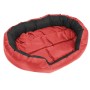 Reversible and washable dog cushion red and black 110x80x23 cm by vidaXL, Beds for dogs - Ref: Foro24-171217, Price: 58,89 €,...