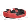 Reversible and washable dog cushion red and black 110x80x23 cm by vidaXL, Beds for dogs - Ref: Foro24-171217, Price: 58,89 €,...