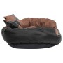 Cojín para perro reversible y lavable negro y marrón 85x70x20cm de vidaXL, Camas para perros - Ref: Foro24-171220, Precio: 46...