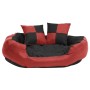 Cojín para perro reversible y lavable rojo y negro 85x70x20 cm de vidaXL, Camas para perros - Ref: Foro24-171216, Precio: 43,...