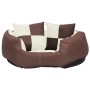 Reversible and washable brown and cream dog cushion 65x50x20cm by vidaXL, Beds for dogs - Ref: Foro24-171211, Price: 38,03 €,...