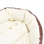 Cojín para perro reversible y lavable marrón crema 110x80x23 cm de vidaXL, Camas para perros - Ref: Foro24-171213, Precio: 51...