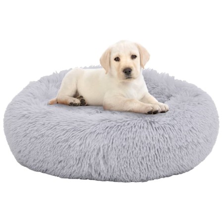 Washable cushion for dogs and cats plush light gray 70x70x15 cm by vidaXL, Beds for dogs - Ref: Foro24-171227, Price: 38,59 €...