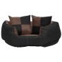 Cojín para perro reversible y lavable negro y marrón 65x50x20cm de vidaXL, Camas para perros - Ref: Foro24-171219, Precio: 41...