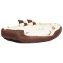 Cojín para perro reversible y lavable marrón crema 150x120x25cm de vidaXL, Camas para perros - Ref: Foro24-171214, Precio: 84...