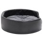 Cama de perros felpa y cuero sintético gris oscuro 69x59x19 cm de vidaXL, Camas para perros - Ref: Foro24-171265, Precio: 46,...