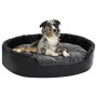 Cama de perros felpa y cuero sintético gris oscuro 90x79x20 cm de vidaXL, Camas para perros - Ref: Foro24-171267, Precio: 72,...