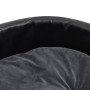 Cama de perros felpa y cuero sintético gris oscuro 90x79x20 cm de vidaXL, Camas para perros - Ref: Foro24-171267, Precio: 72,...