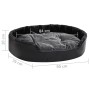 Cama de perros felpa y cuero sintético gris oscuro 90x79x20 cm de vidaXL, Camas para perros - Ref: Foro24-171267, Precio: 72,...