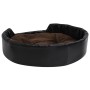 Cama de perros felpa y cuero sintético negro marrón 90x79x20 cm de vidaXL, Camas para perros - Ref: Foro24-171259, Precio: 51...