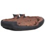 Reversible and washable dog cushion black brown 150x120x25cm by vidaXL, Beds for dogs - Ref: Foro24-171222, Price: 87,29 €, D...