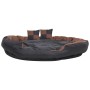 Reversible and washable dog cushion black brown 150x120x25cm by vidaXL, Beds for dogs - Ref: Foro24-171222, Price: 87,29 €, D...