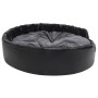 Cama de perros felpa y cuero sintético gris oscuro 99x89x21 cm de vidaXL, Camas para perros - Ref: Foro24-171268, Precio: 76,...