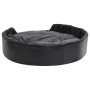 Plush and synthetic leather dog bed dark gray 99x89x21 cm by vidaXL, Beds for dogs - Ref: Foro24-171268, Price: 69,05 €, Disc...