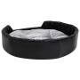 Plush and synthetic leather dog bed black gray 90x79x20 cm by vidaXL, Beds for dogs - Ref: Foro24-171255, Price: 57,49 €, Dis...