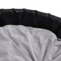 Cama para perros felpa y cuero sintético negro gris 90x79x20 cm de vidaXL, Camas para perros - Ref: Foro24-171255, Precio: 57...