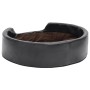 Cama para perros felpa cuero sintético negro marron 69x59x19 cm de vidaXL, Camas para perros - Ref: Foro24-171257, Precio: 32...