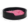 Cama de perros felpa y cuero sintético negro y rosa 79x70x19 cm de vidaXL, Camas para perros - Ref: Foro24-171274, Precio: 42...