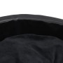 Cama para perros felpa y cuero sintético negra 69x59x19 cm de vidaXL, Camas para perros - Ref: Foro24-171261, Precio: 45,35 €...