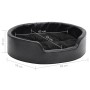 Cama para perros felpa y cuero sintético negra 69x59x19 cm de vidaXL, Camas para perros - Ref: Foro24-171261, Precio: 45,35 €...