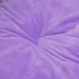 Cama perros felpa y cuero sintético negro morado 99x89x21 cm de vidaXL, Camas para perros - Ref: Foro24-171280, Precio: 67,91...