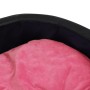 Cama de perros felpa y cuero sintético negro y rosa 99x89x21 cm de vidaXL, Camas para perros - Ref: Foro24-171276, Precio: 62...