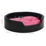 Cama de perros felpa y cuero sintético negro y rosa 99x89x21 cm de vidaXL, Camas para perros - Ref: Foro24-171276, Precio: 62...