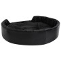 Black plush and synthetic leather dog bed 90x79x20 cm by vidaXL, Beds for dogs - Ref: Foro24-171263, Price: 57,99 €, Discount: %