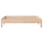 Cama apilable de madera pino maciza 90x200 cm de vidaXL, Camas y somieres - Ref: Foro24-820392, Precio: 105,99 €, Descuento: %